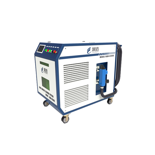 Laser cleaning machine for titanium alloy surface